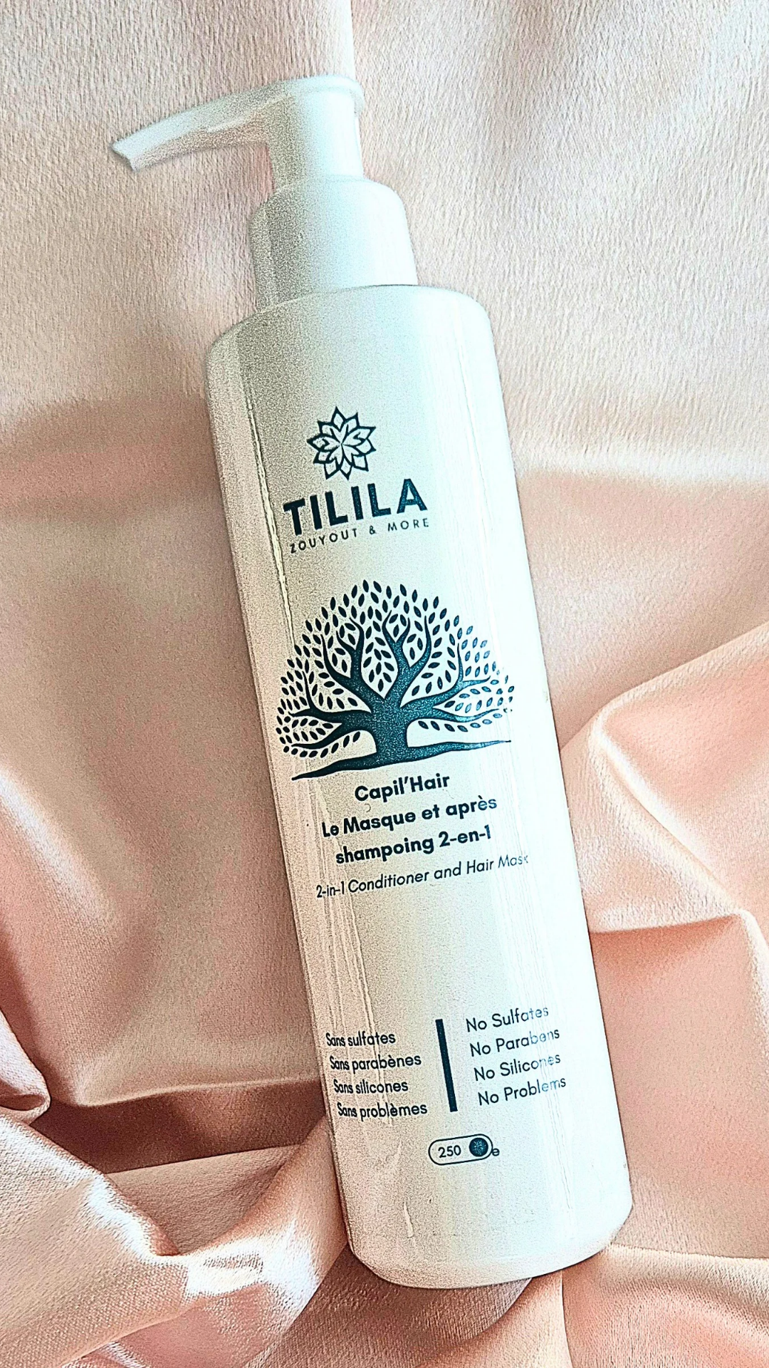 Après-shampoing et masque Capil'hair 2-en-1 à l'avocat, à l'argan et au beurre de karité (sans sulfate, sans silicone, sans phtalates, sans parabens)