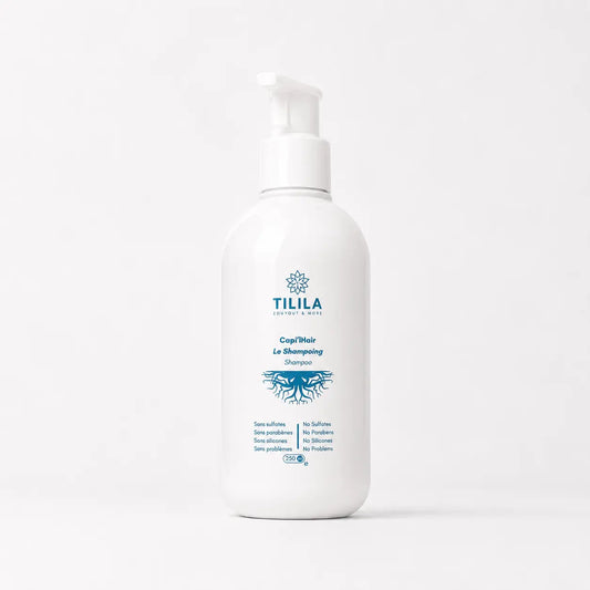 Le shampoing Capil'hair naturel aux protéines de blé et à l'Aloe vera (Sans sulfates, Sans silicone)