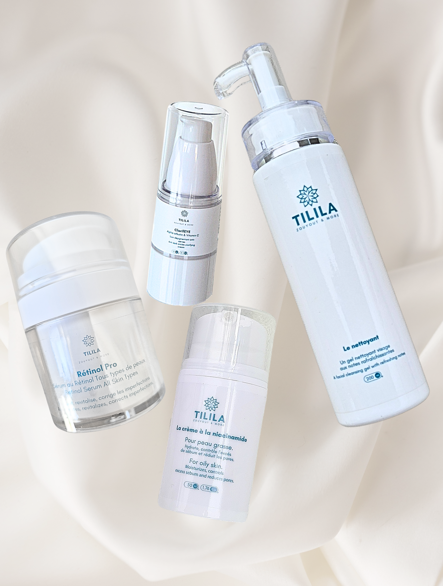 Routine jeunesse éternelle anti-rides (rétinal et niacinamide) - Tous types de peau (idéale peau grasse)