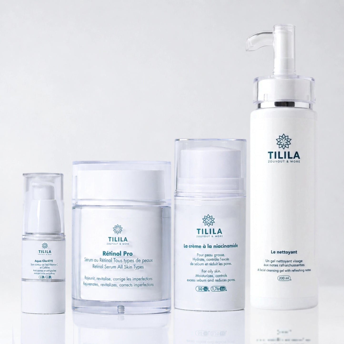 Routine jeunesse éternelle anti-rides (rétinal et niacinamide) - Tous types de peau (idéale peau grasse)